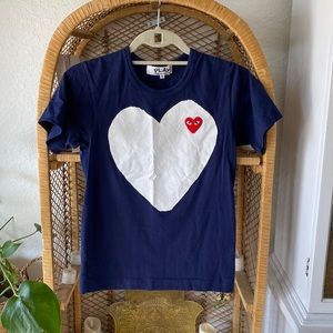 COPY - Comme des Garçons PLAY navy tee
